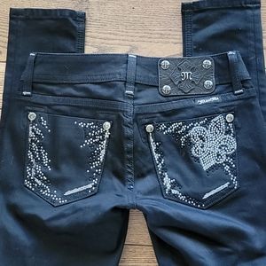 Miss Me black 25/33 7"rise NWOT skinny jeans